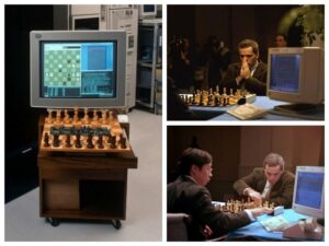 Kasparov and Deep Blue match